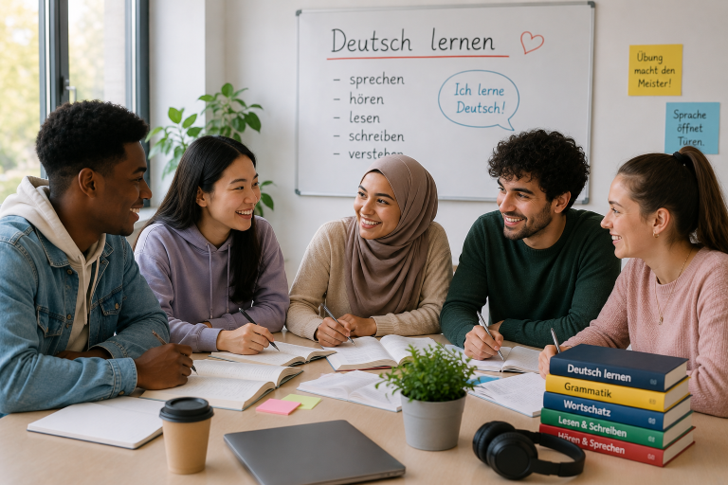 Öffnet die Seite 'Teilnehmende gesucht für Integrationskurs in Lübben' Lernende, Teilnehmende im Schulungsraum