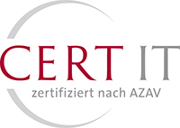 Logo Cert IT, zertifiziert nach AZAV Logo Cert IT, zertifiziert nach AZAV